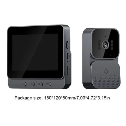 Smart Wireless Video Doorbell with 4.3” Indoor Display & Night Vision