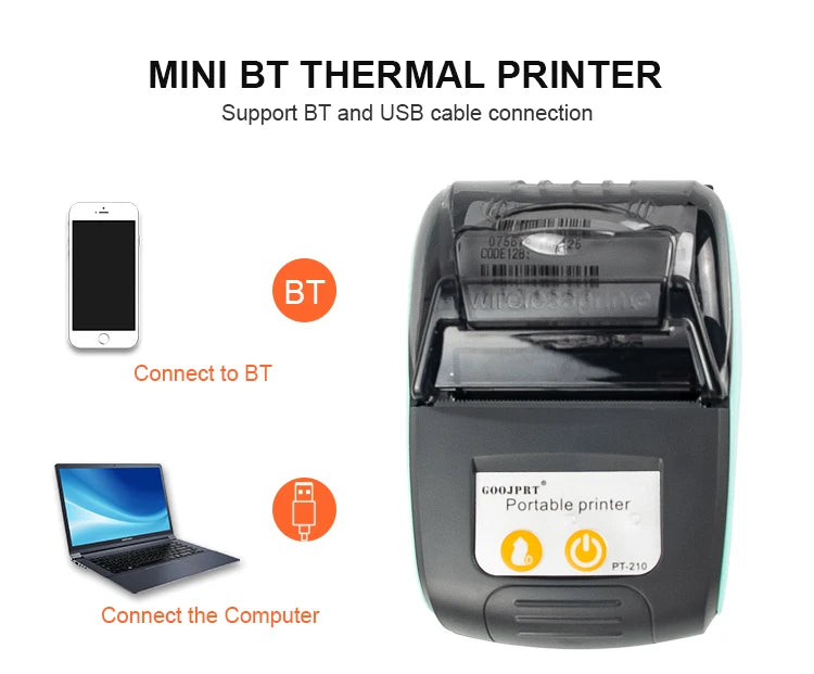 58mm Wireless Inkless POS Receipt Printer
