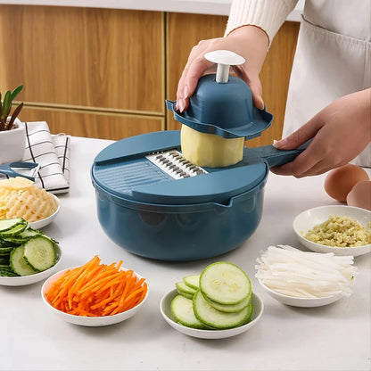 9-in-1 Multifunction Vegetable Chopper & Slicer