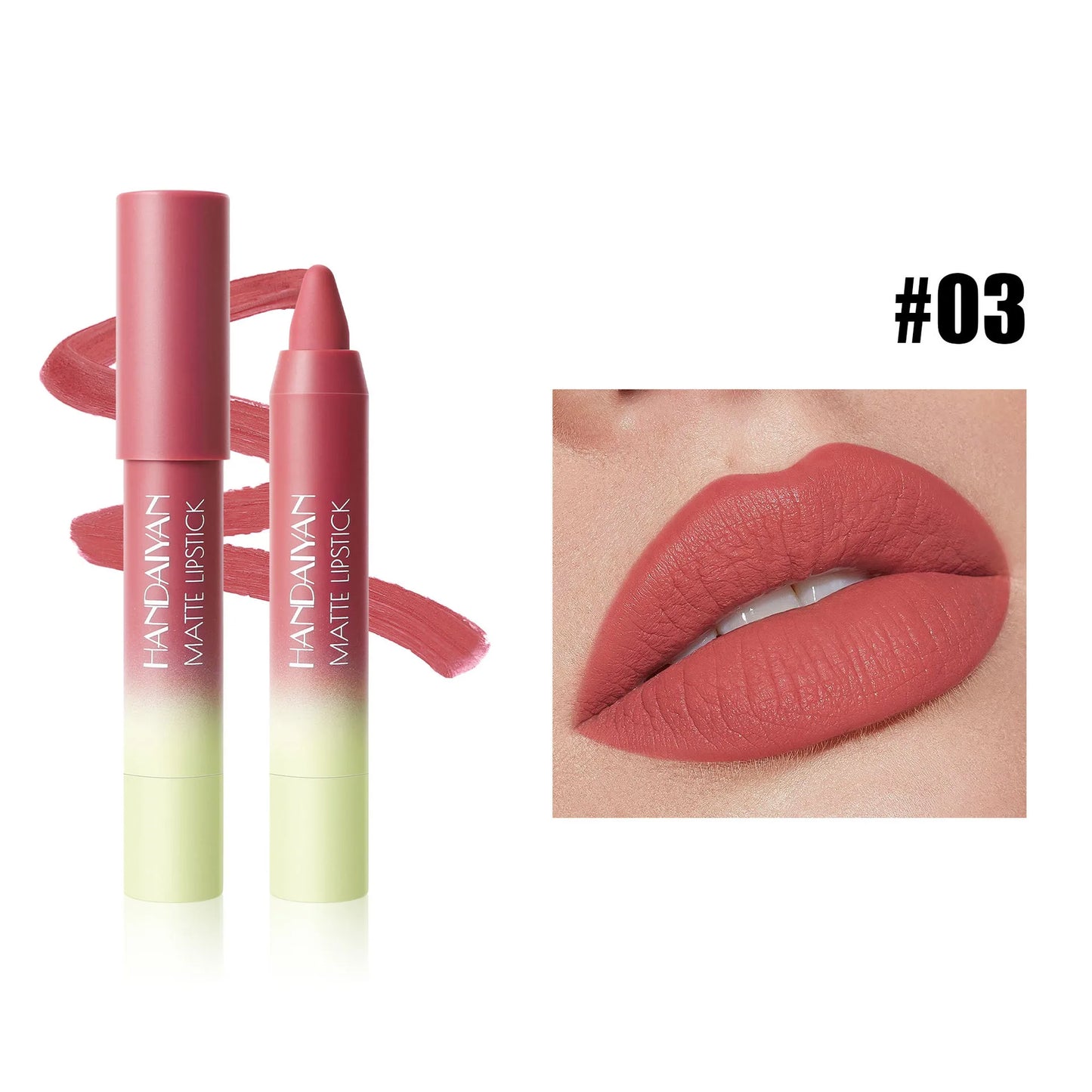 Matte Waterproof Lipstick Crayon