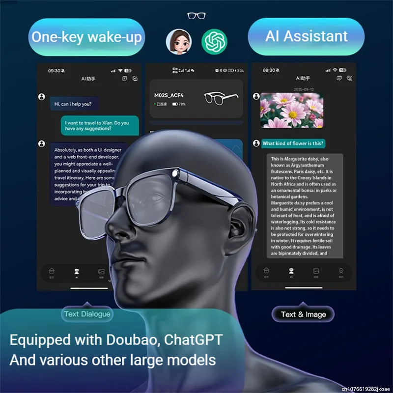 AI Camera Smart Glasses