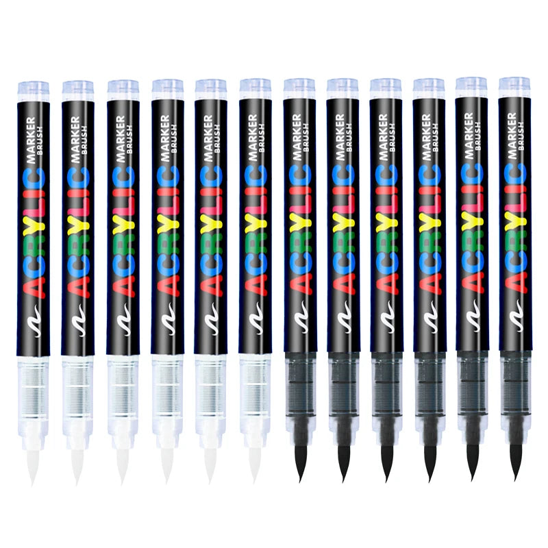 36 Colors Acrylic Paint Marker Pens Set