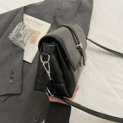 Vintage Flap Crossbody Satchel Bag