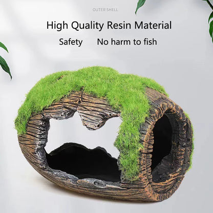 Resin Aquarium Cask Shelter Decor