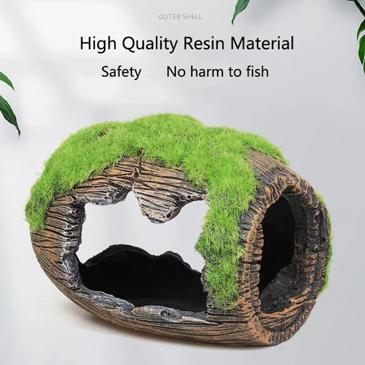 Resin Aquarium Cask Shelter Decor