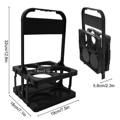 Foldable 6-Bottle Drink Carrier