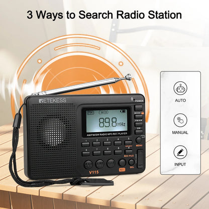 Retekess V115 Radio FM