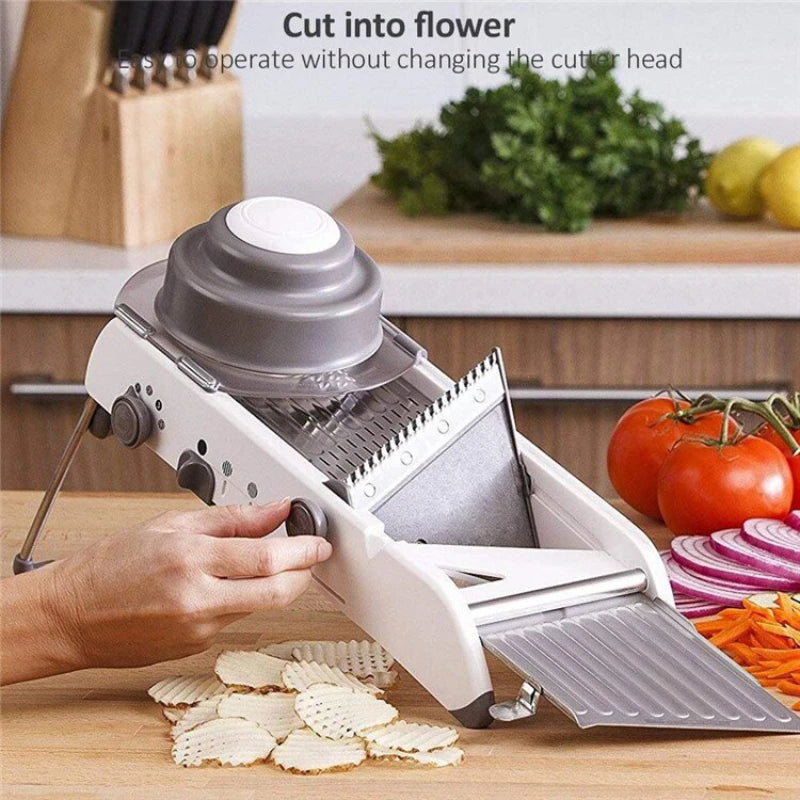 Multifunction Manual Vegetable Slicer & Julienne Cutter