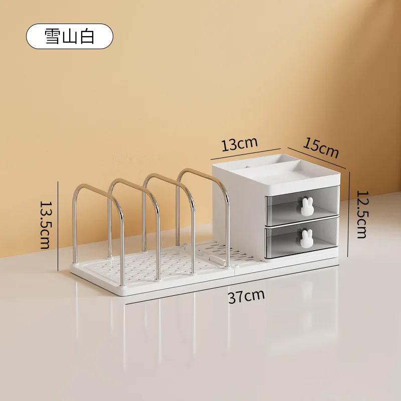 Desktop Book Organizer File Holder Storage Rack
