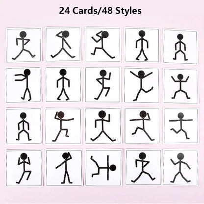 Montessori Stick Sporty Men Puzzle Toy