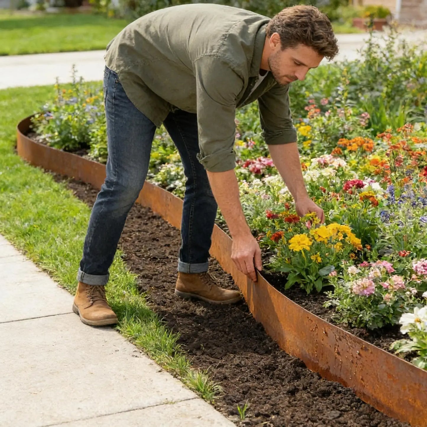 Steel Garden Lawn Edging Border