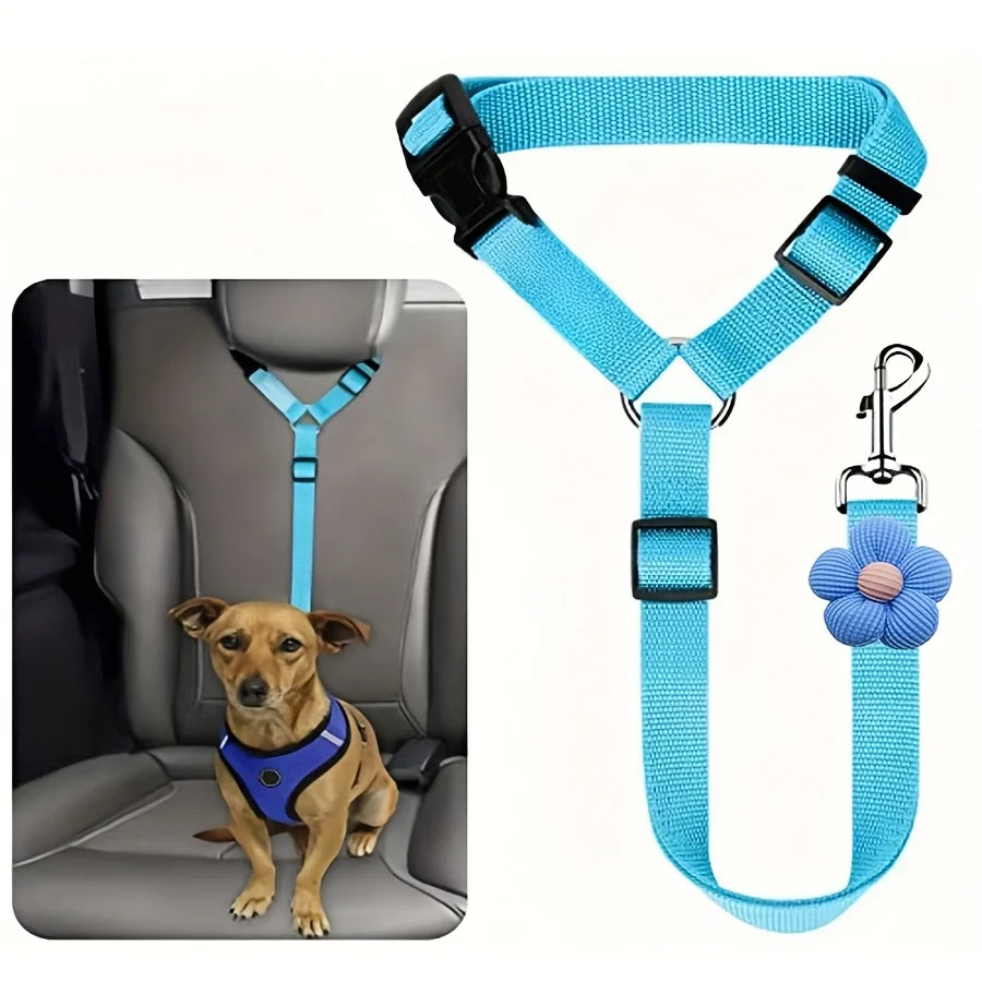 Adjustable Dog Car Seat Belt Safety Tether