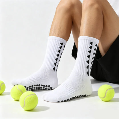 Non-Slip Athletic Grip Socks 5 Pairs