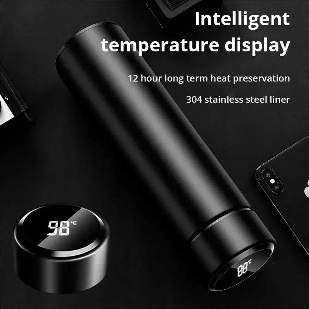 Smart Temperature Display Thermos Bottle