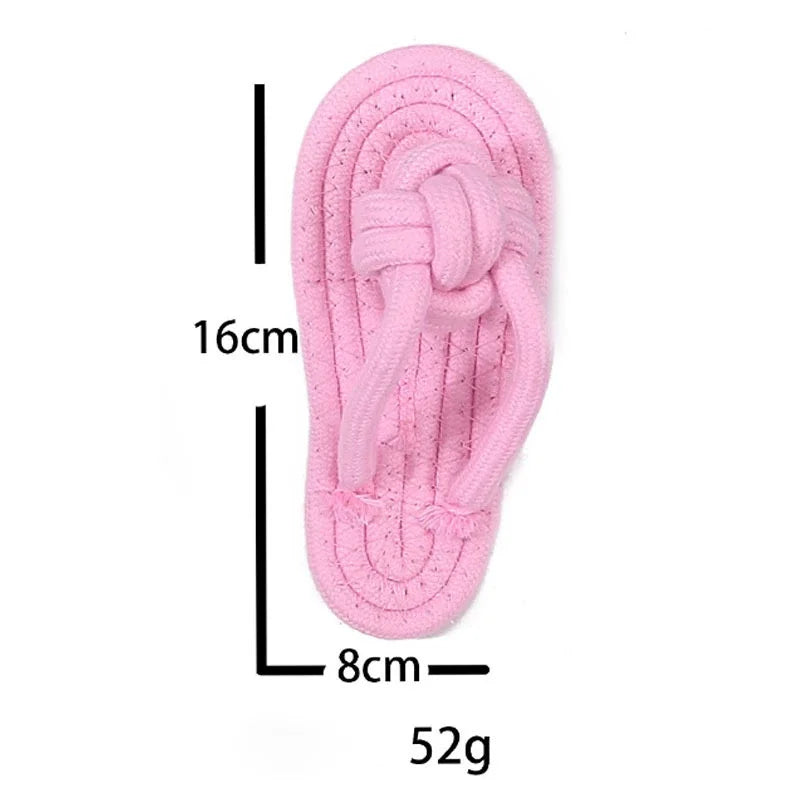 Cotton Rope Slipper Dog Chew Toy