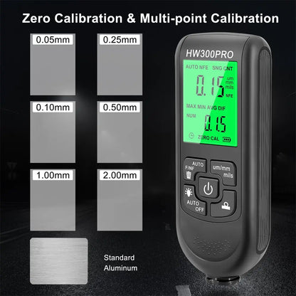 Electroplate Metal Coating Thickness Tester HW-300