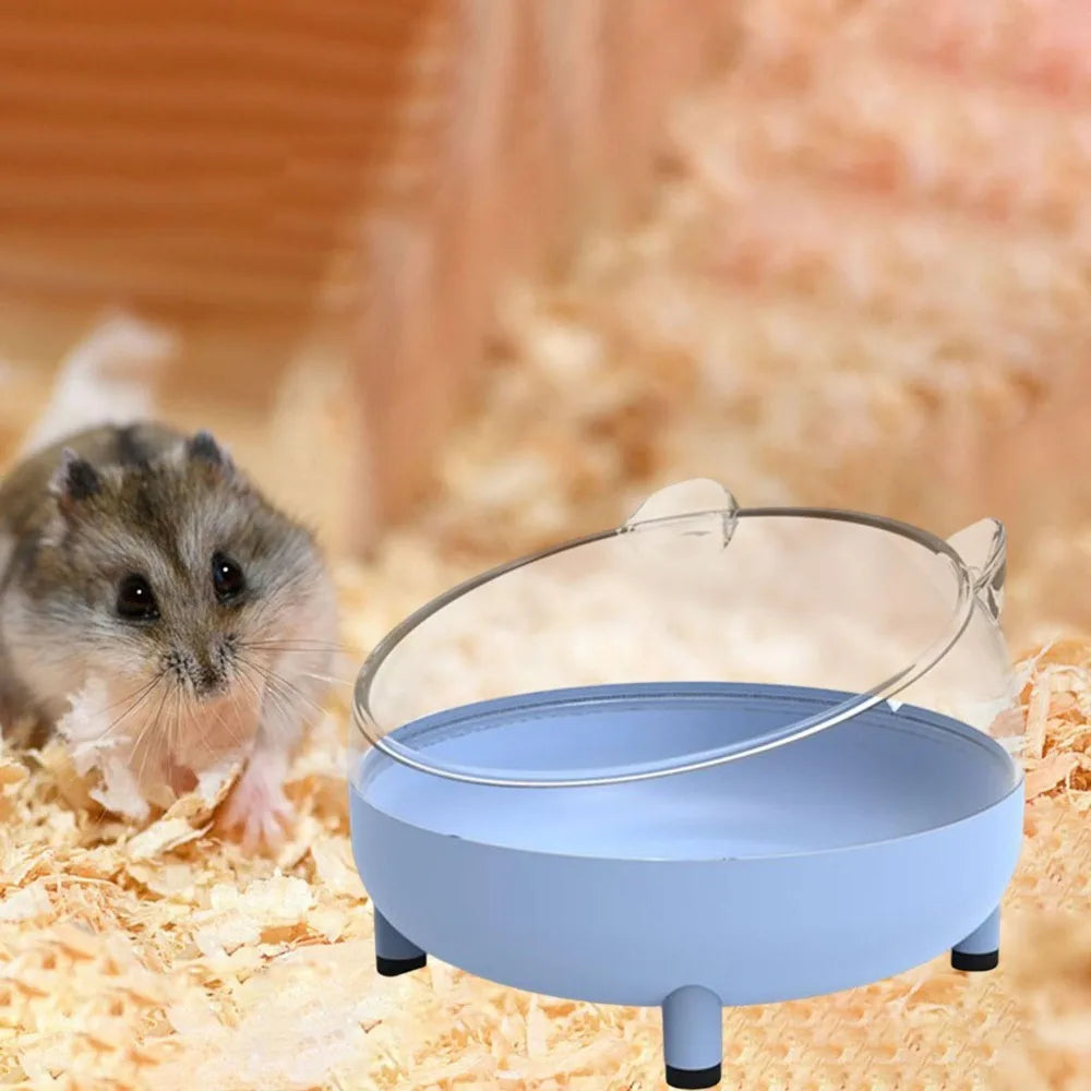 Transparent Hamster Sand Bath Box