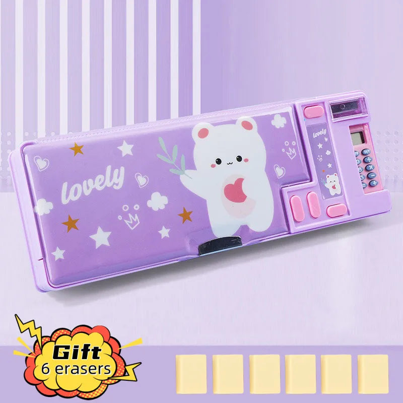 Cartoon Calculator Pencil Case