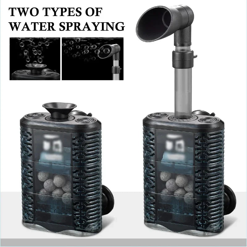 USB Aquarium Internal Filter with Bio Sponge & Water Filtration