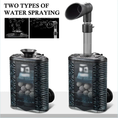 USB Aquarium Internal Filter with Bio Sponge & Water Filtration