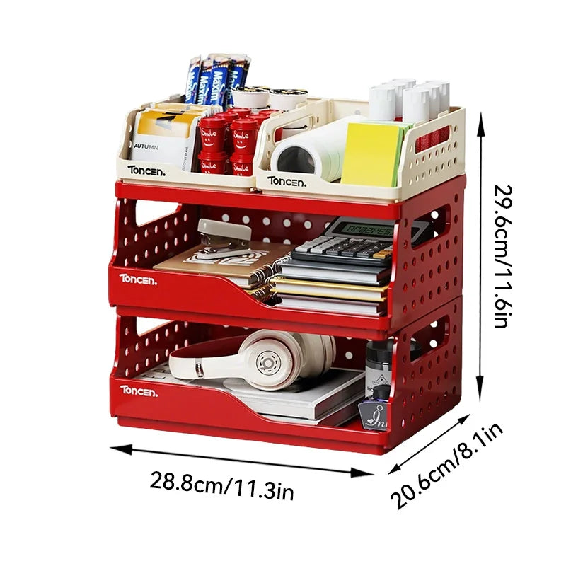 3-Tier Stackable Desk Organizer