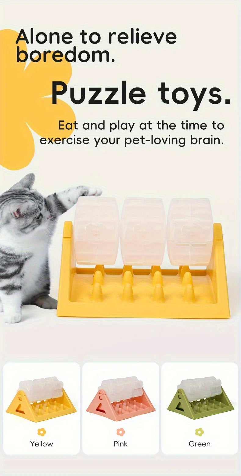 Interactive Dog Puzzle Feeder Slow Feeding Toy