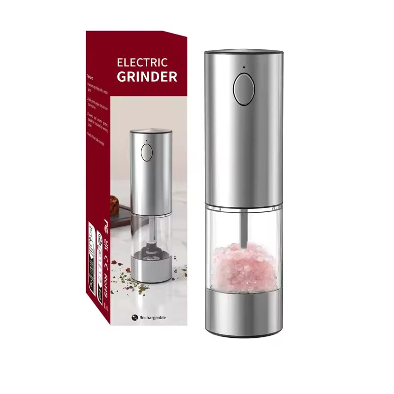 Electric Spice Grinder Set with Charging Base