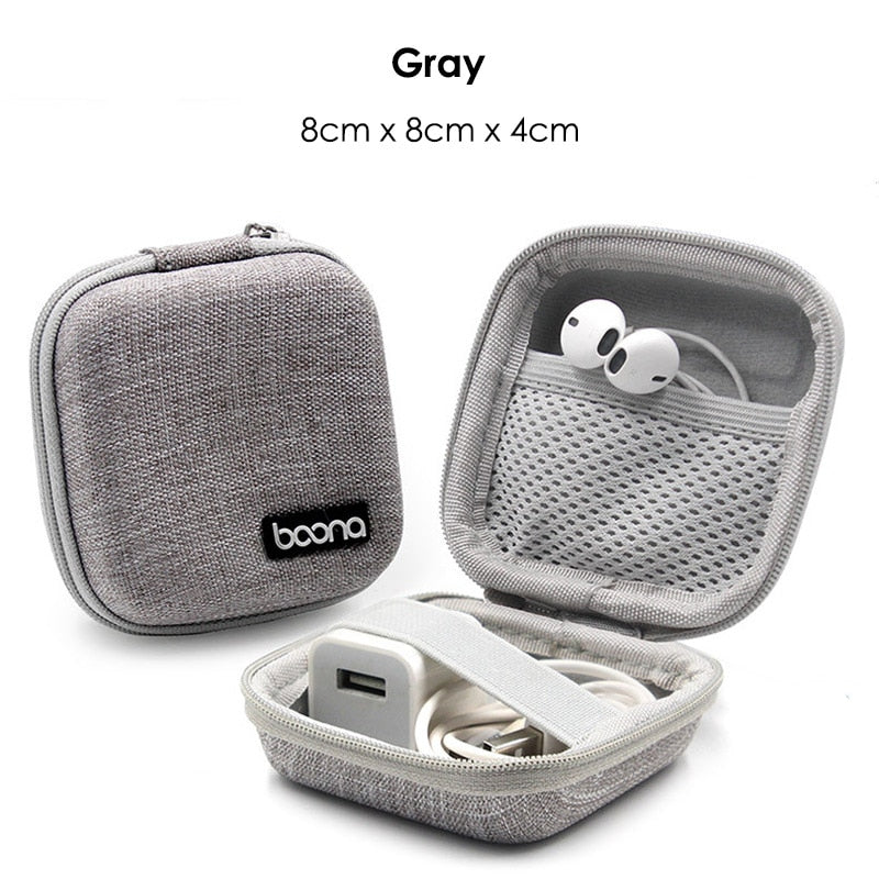 Portable Mini Hard Shell Digital Gadgets Storage Bag