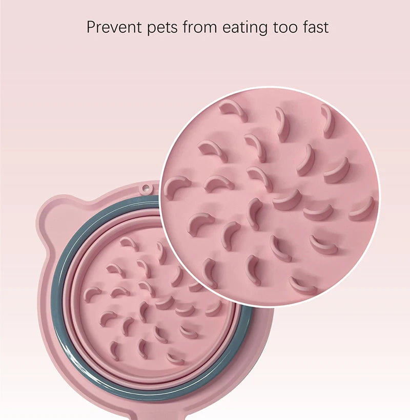 Foldable Silicone Pet Travel Bowl