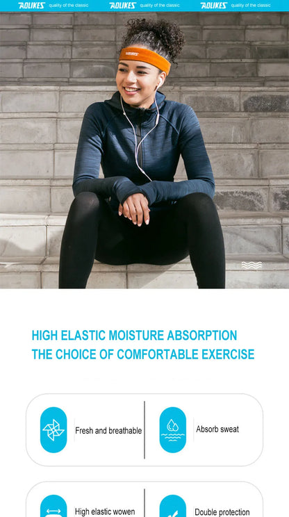 AOLIKES Cotton Sports Sweat Headband