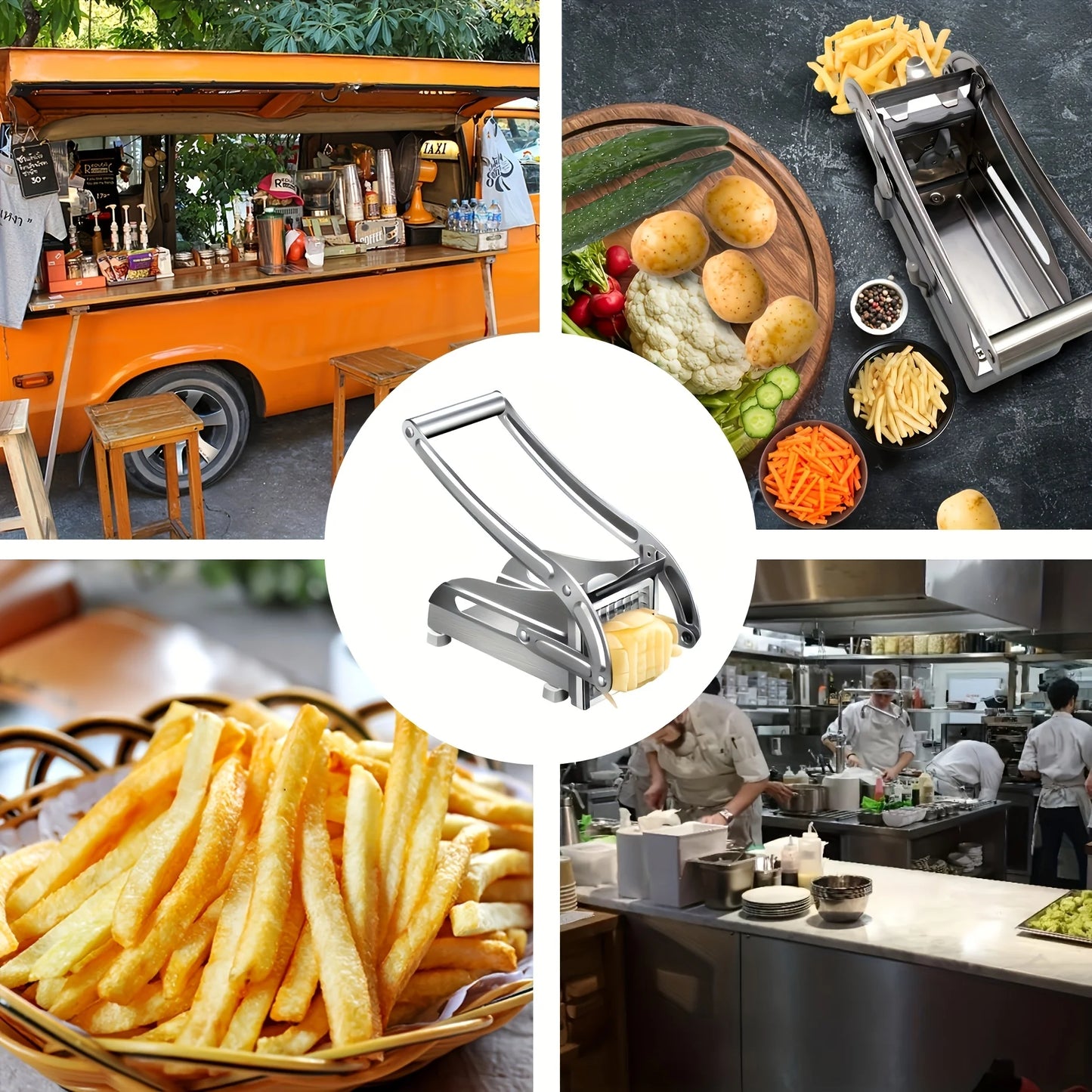 Stainless Steel French Fry & Vegetable Cutter