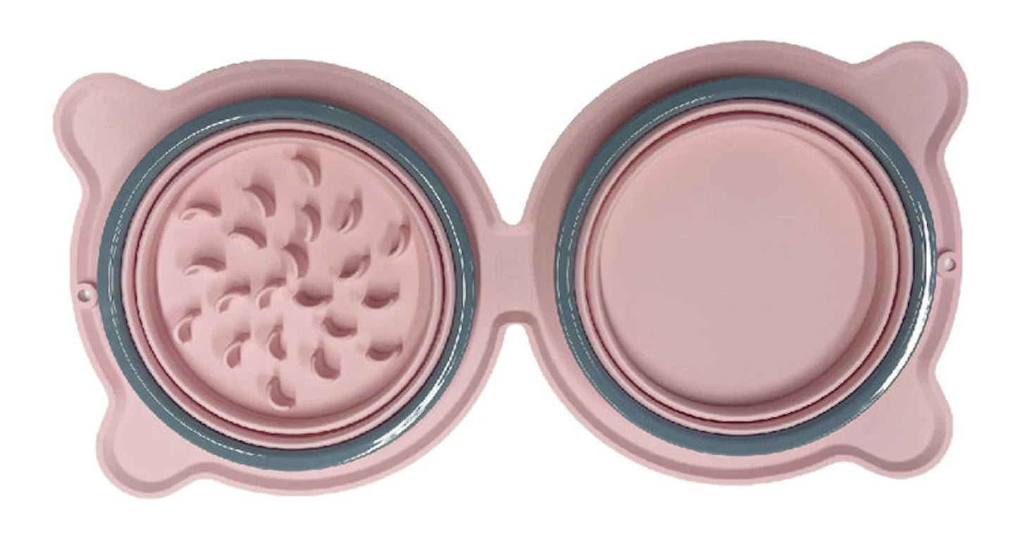 Foldable Silicone Pet Travel Bowl