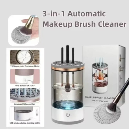Smart Electric Makeup Brush Cleaner with USB Power