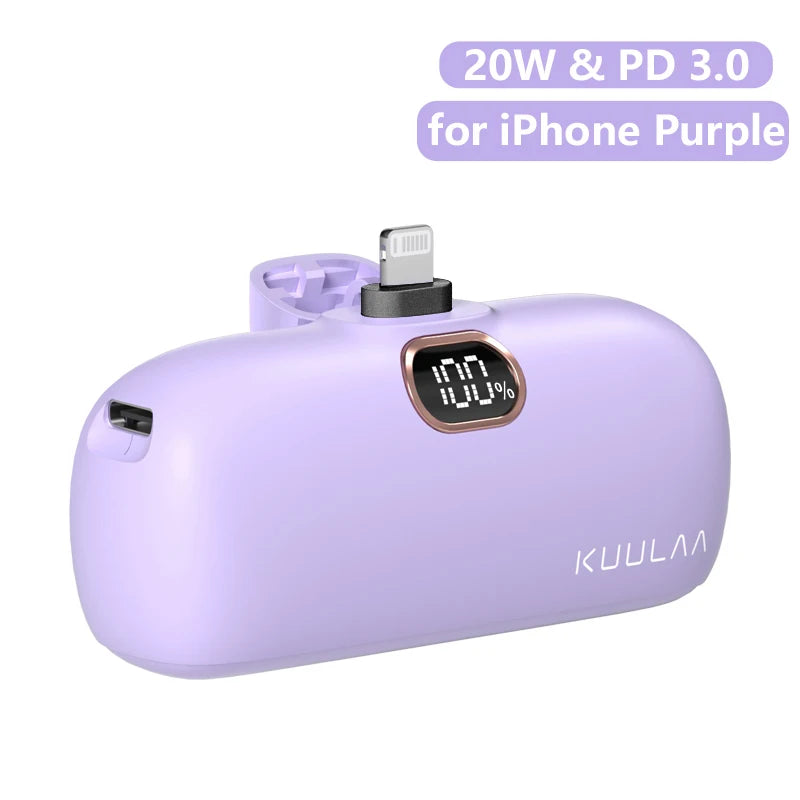 20W Fast Charging Portable Power Bank