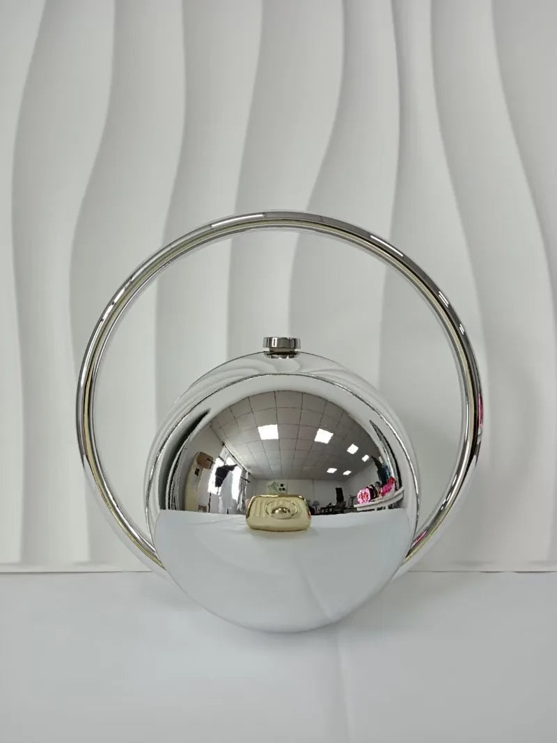 Marble Sphere Evening Clutch Bag