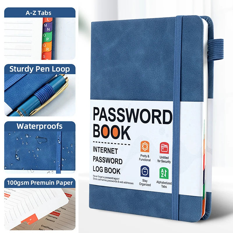 Password Keeper Book with Alphabetical Tabs