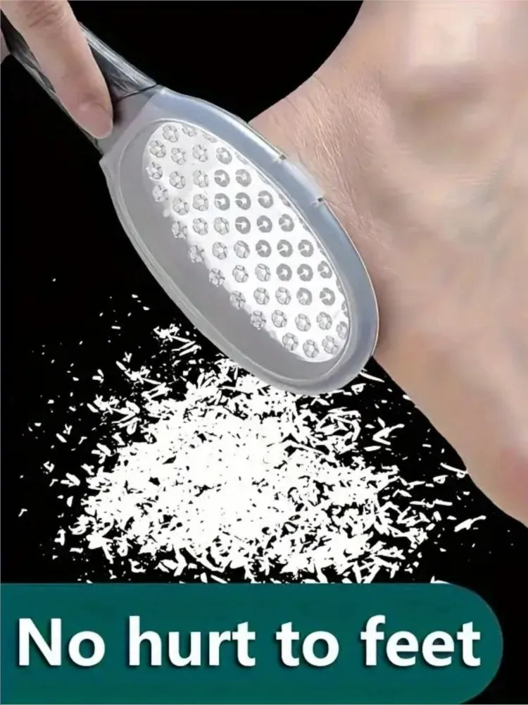 Foot File with Stainless Steel Rasp Plate and Ergonomic Handle