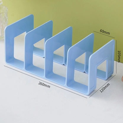 ABS 4-Compartment Book Organizer & Bookends