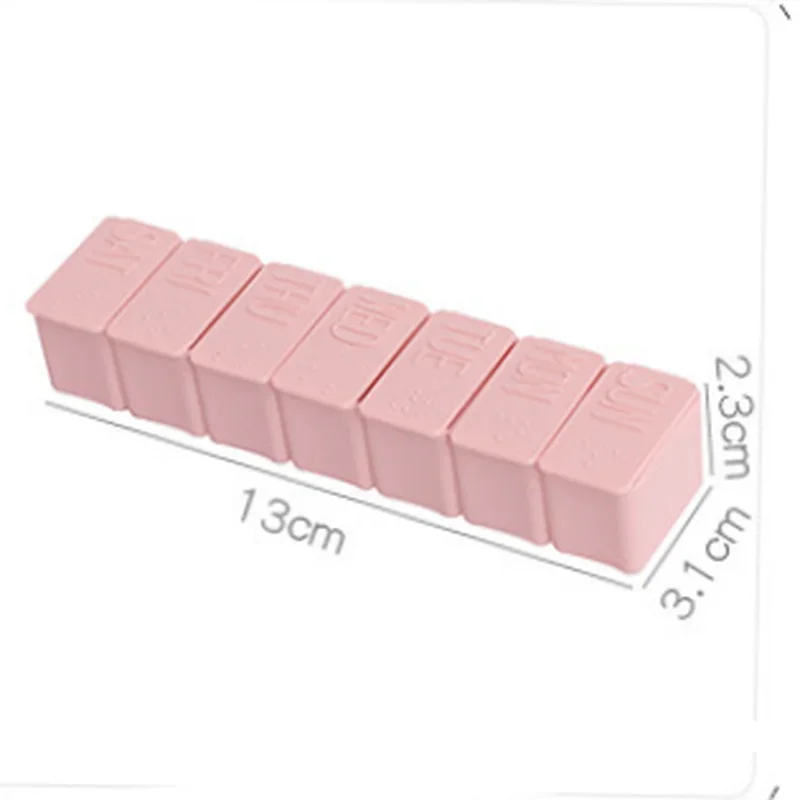 2Pcs/Set Travel Pill Box