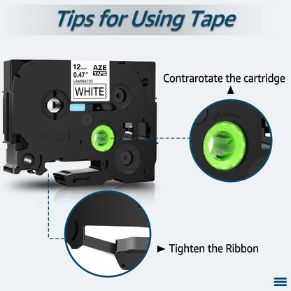 Laminated Label Tape for Brother Label Makers