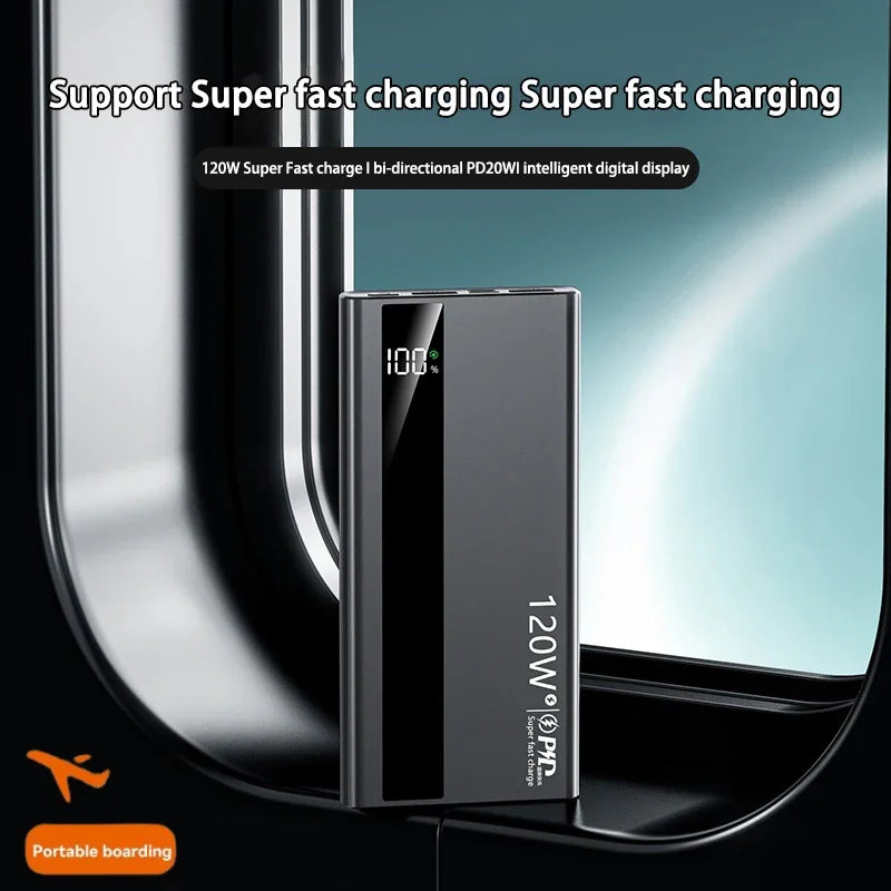 120W Ultra Capacity Fast Charging Power Bank