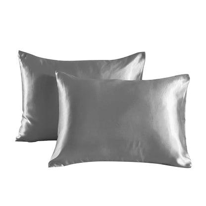 2-Pack Soft Satin Pillowcases