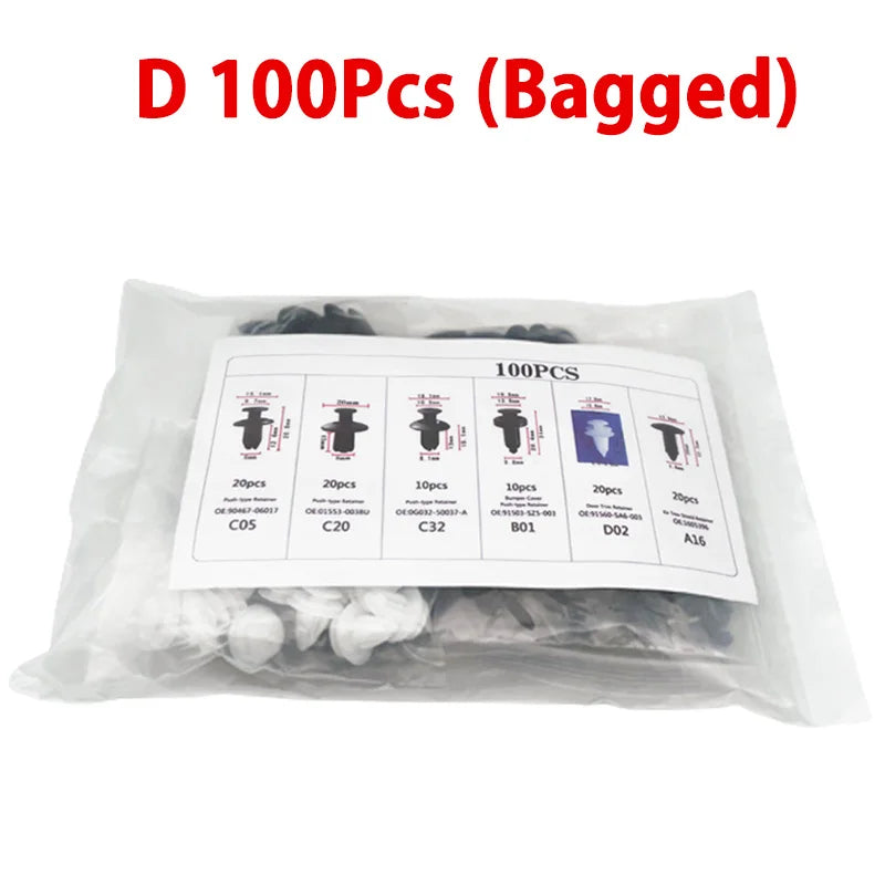 Universal Car Trim Clip Fastener Kit