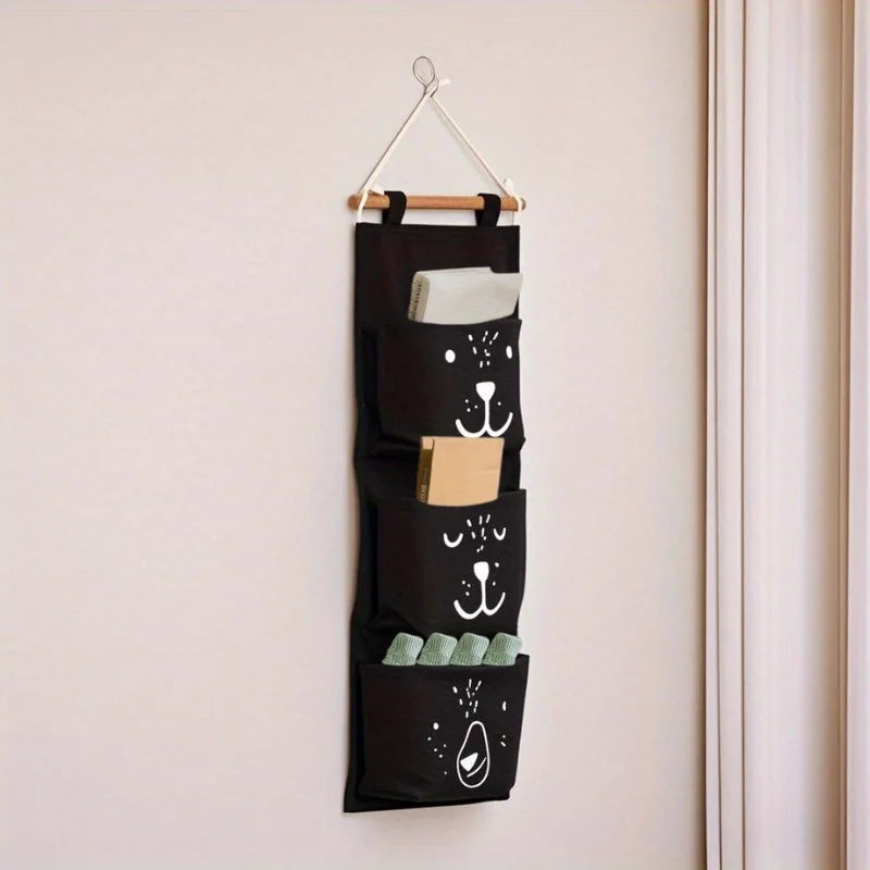 Door Storage Bag with 3 Pockets