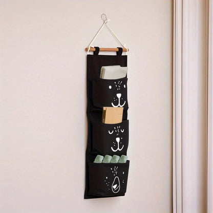Door Storage Bag with 3 Pockets