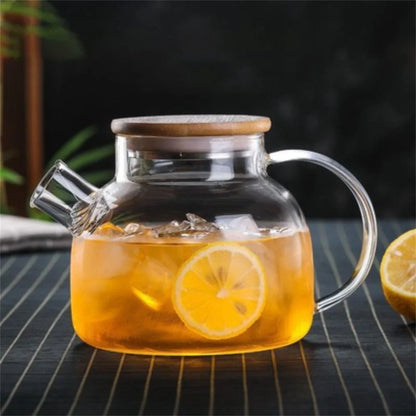 Large Capacity Heat-Resistant Glass Teapot