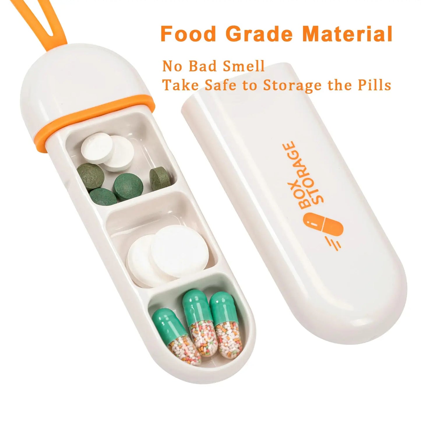 Travel Pill Organizer Case