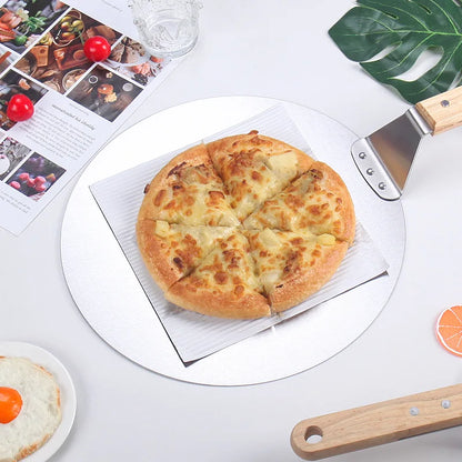 Stainless Steel Pizza Peel with Wooden Handle