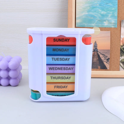 7-Day Weekly Pill Organiser Box