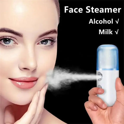 Portable Nano Mist Facial Steamer